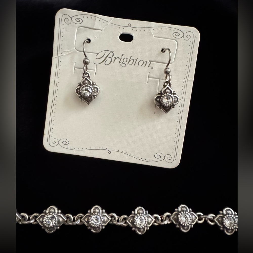 Brighton Alcazar earrings and bracelet jewellery set - Picture 5 of 6